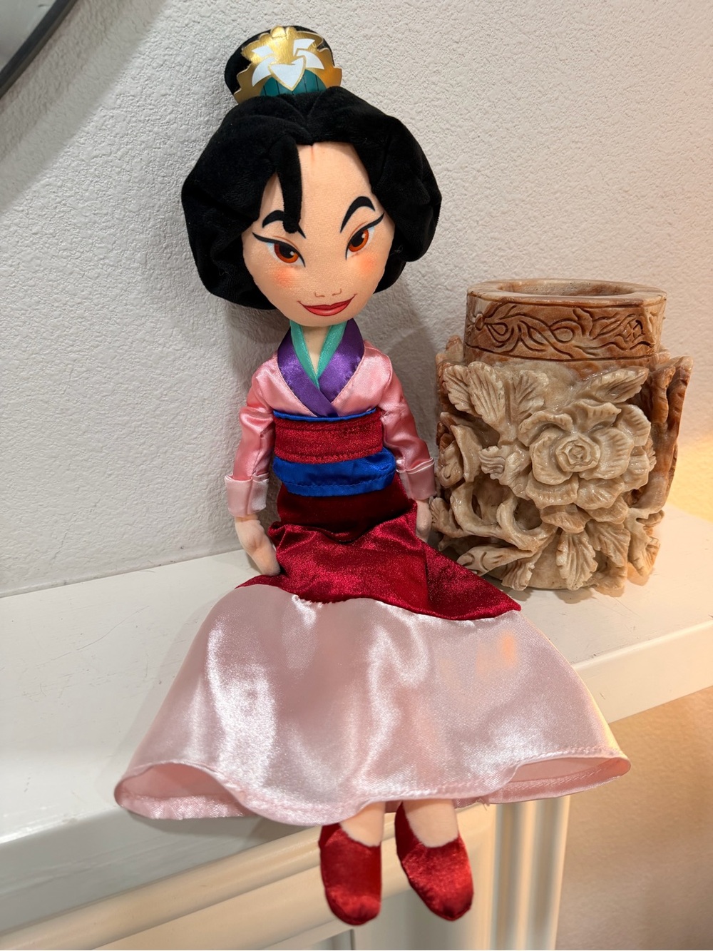 Disney Store Mulan Plush Doll 12” Princess Soft Toy